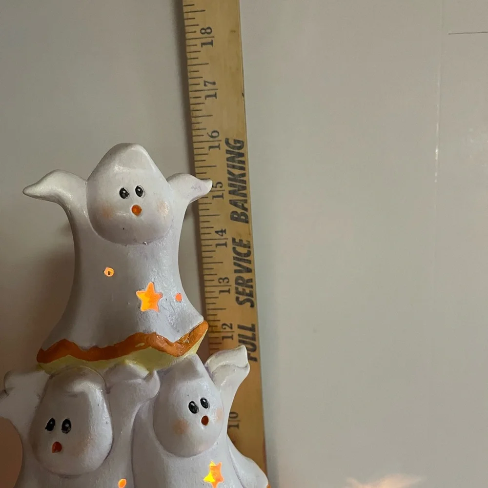 Ceramic marshmallow ghost stack - Picture 10 of 10